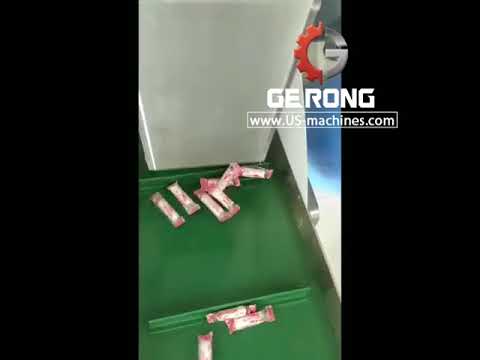 Automatic candy sweet bar high speed horizontal bag film wrapping packing machine