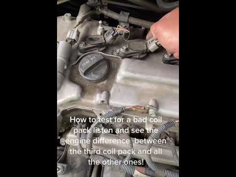 How to check a coil-pack with the engine running #shorts