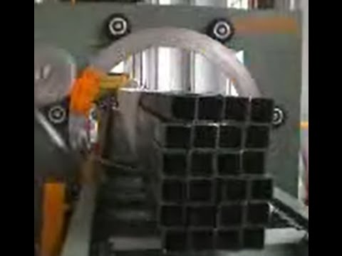 hollow steel section horizontal stretch wrapping machine