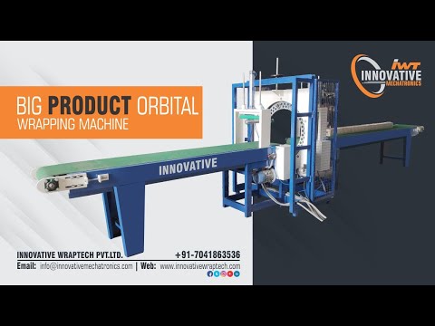 Orbital stretch wrapping machine | profile stretch wrapping machine | door shutter packing machine