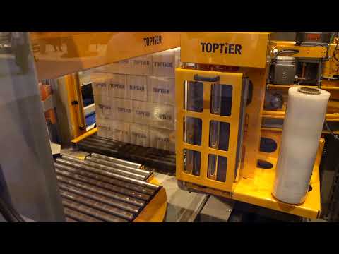 Concurrent Stretch Wrapper Palletizer Technology Featured at PACK EXPO from TopTier Palletizers