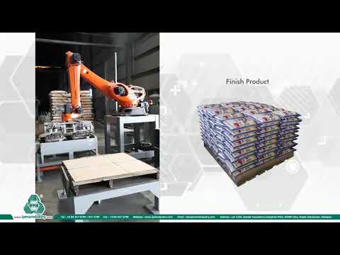 Fully Automatic Packing &amp; Palletizing System - Small project 5 &amp; 10kg palletizing line