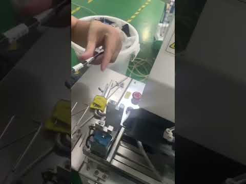 Cable wire flag tagging machine