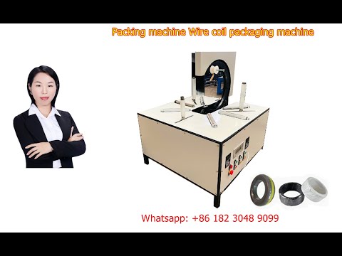 Economic Cable Coil Packing Machine &amp; Wire Wrapping Machine +86 182 3048 9099