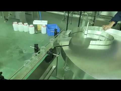 Glass bottle Sauce Liquid Fill Cap Label full automatic Packing Line