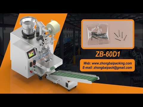 Nails Auto bagger, Poly Bag Nails Counter Bagging Machine