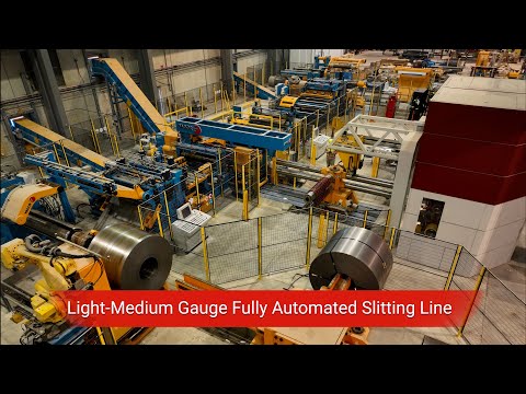 Light-Medium Gauge Fully Automated Slitting Line for Zekelman Industries