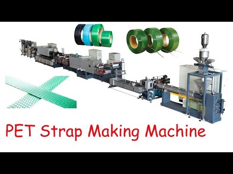 PET Bottle Flake Polyester Strap Making Machine Recycled PET Strapping Band Production Line