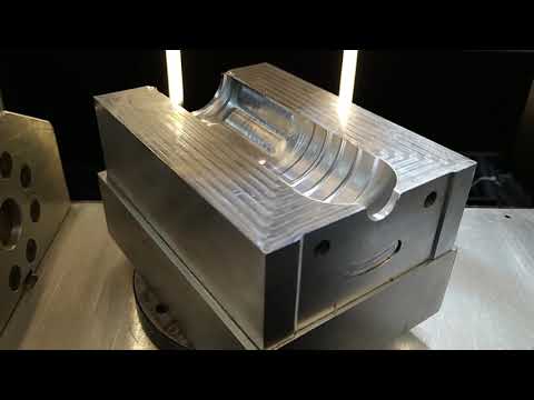 Beverage Bottle Mold Machined on 5-axis CNC Machine | Blow Mold