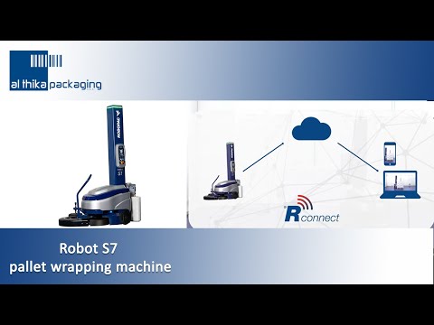 Robopac Robot S7 stretch wrapping machine for pallet - Al Thika Packaging