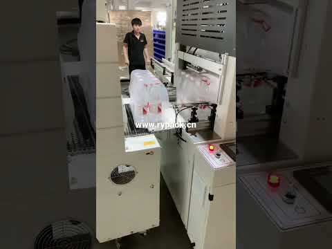 Water shrink bundle wrapping machine #shorts #youtubeshorts