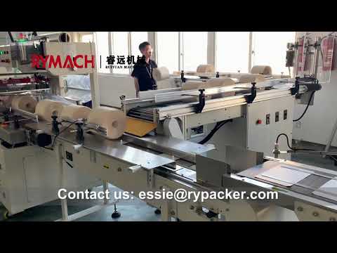 #Shrink Wrap Machine Saudi Arabia Project Maxi Roll Shrink Packing Machine with Paper Labeling Line