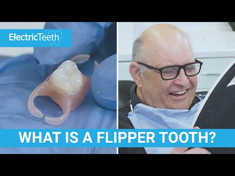 What is a flipper tooth?