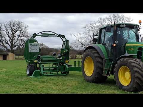 McHale Orbital bale wrapper in action - 19924