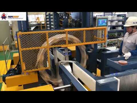 Slitting coil packing line