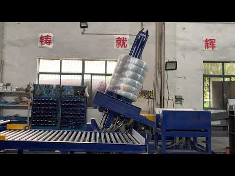 Automatic Steel wire compactor and strapping machine packing line