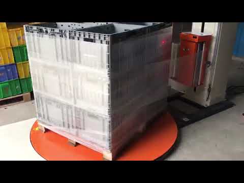 Hennopack semiauto pallet stretch wrapper packing machine