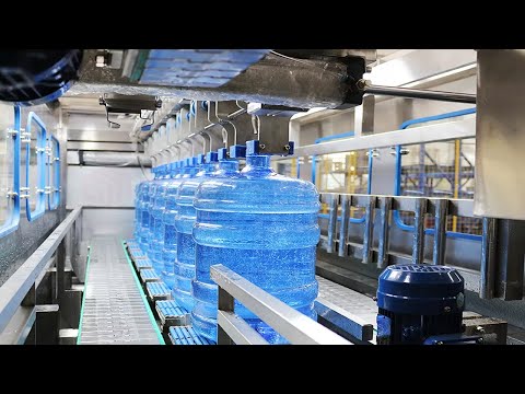 fully automatic 5 gallon water filling packaging line