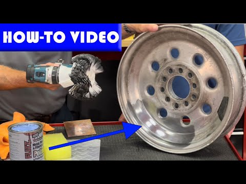 How to Polish Dull Aluminum Wheels to a Mirror Finish in SECONDS using Flitz Metal Polish