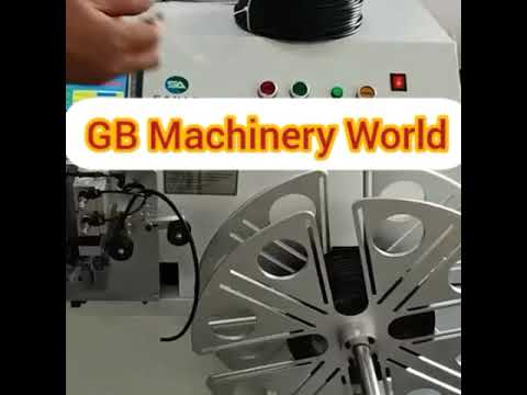 Automatic 60 Meter Measure Cable Winding Cutting Machine Wire Coil // Contact 9315445679