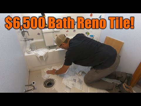 $6,500 Bathroom Remodel Step By Step | PART 2 | How To Do It Yourself | THE HANDYMAN |