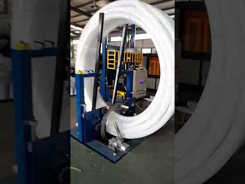 customized pipe wrapping machine large tube vertical wrap machine