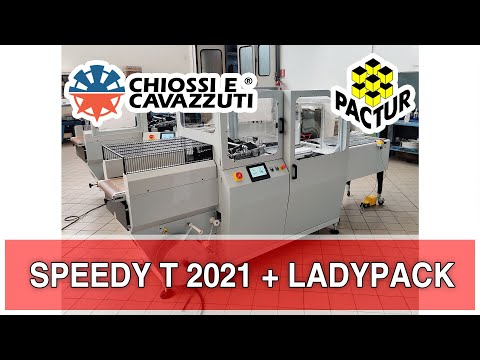 SPEEDY T 2021 Folding Machine + LADYPACK Automatic Packaging Line