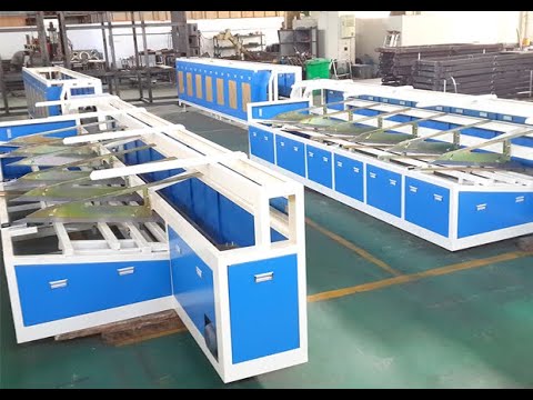 Automatic plastic pvc pipe bundle packing line