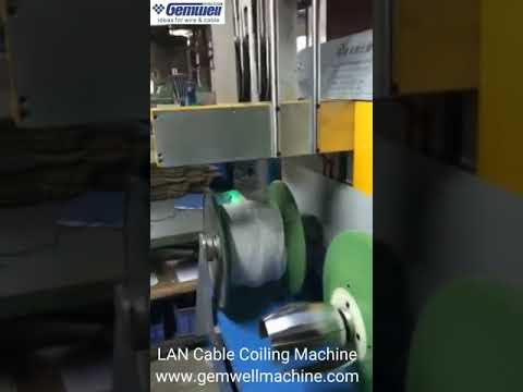 LAN cable coiling machine