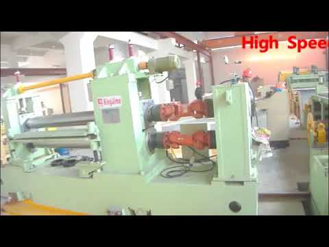 Sheet coil slitting line