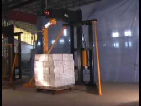 R1800F Rotary Arms Pre-Stretch Pallet Wrapping Machine