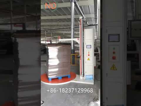 automatic stretch film parcel wrapping machine pallet packing wrapper machine