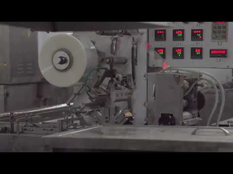 Automatic tea bag packing line with outer carton box