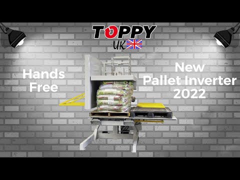 Pallet inverter &quot;Hands Free&quot; (TOPPY&#039;S PATENT)