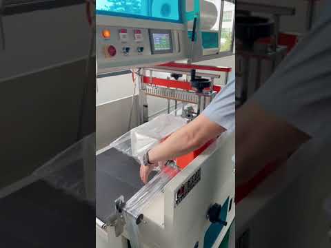 ZQR automatic foam box PP film wrapping heat shrinking machine