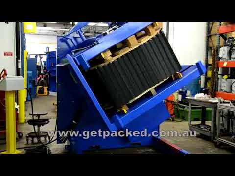 Pal tec Pallet Inverter with top and bottom pallet grippers