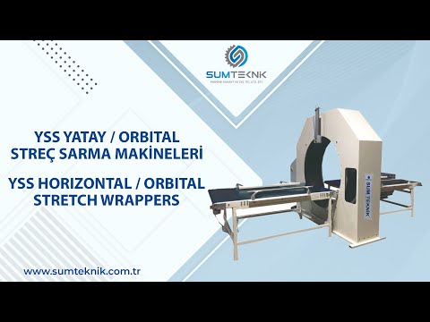 YSS Yatay Streç Sarma Makinesi (50cm Film)- YSS Horizontal Stretch Wrapping (50cm Film)