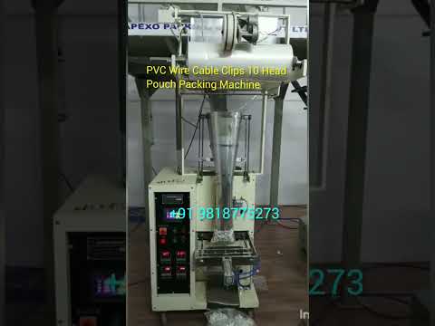 Wire Cable Clips Pouch Packing Machine Multihead weigher Filler Type pneumatic