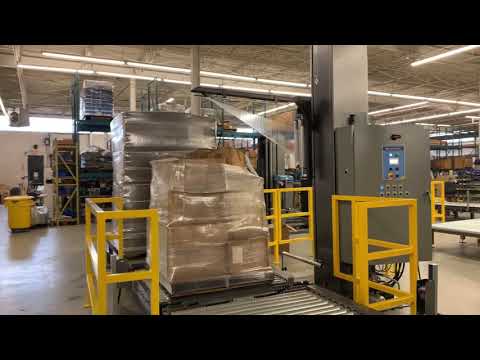 Cousins Packaging 3300 A - Stretch Wrap Machine with Pallet Lock Option