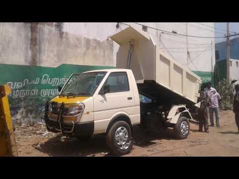 ashok leyland dost hydraulic tipper work 9600392992