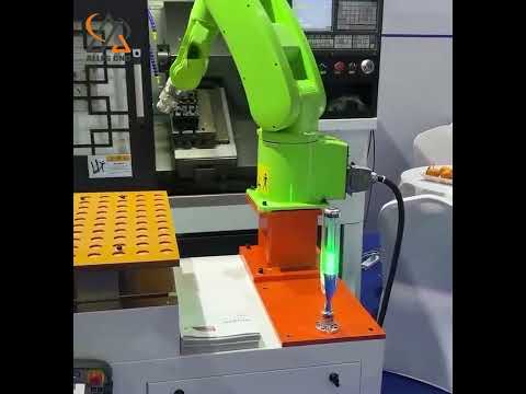 Automated production line for robotic arms