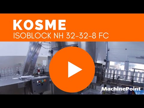 KOSME Isoblock NH 32-32-8 FC Complete PET filling line for sparkling water | KOSME Machines