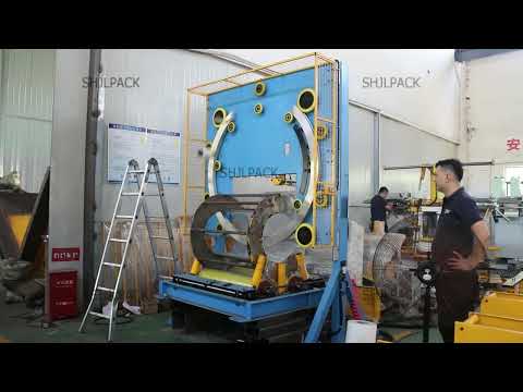 stretch film coil packing machine