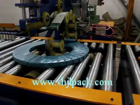 Automatic Coil packing machine for wrapping and tapping