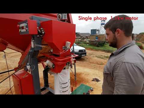 Flo-Scan Sand/Compost bagging machine