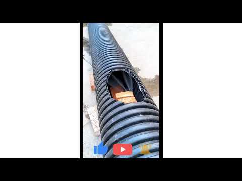 High pressure nozzle to clean the pipe debris amazing video and satisfactory #shorts