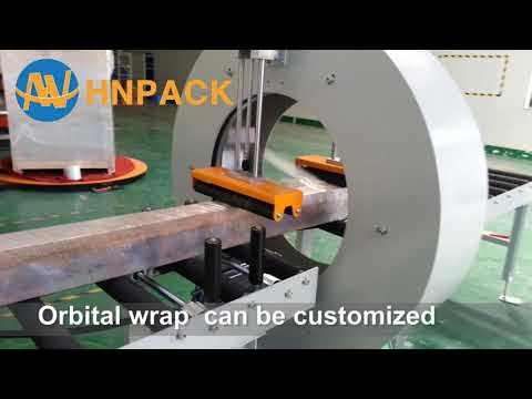 Hennopack wood plate orbital wrapper packaging effect