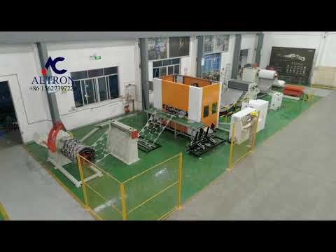 Laser cutting line: coil material Kaiping laser finishing waste recycling