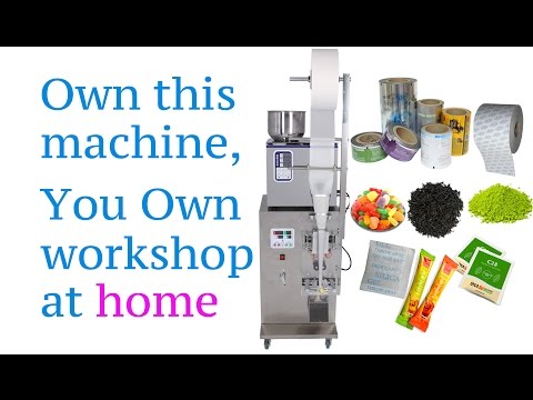 low cost pouch packaging machine for grain powder electricity driven automatic VFFS