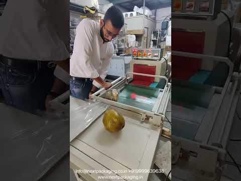 coconut shrink wrapping machine | coconut packing machine | l sealer shrink tunnel nariyal packing